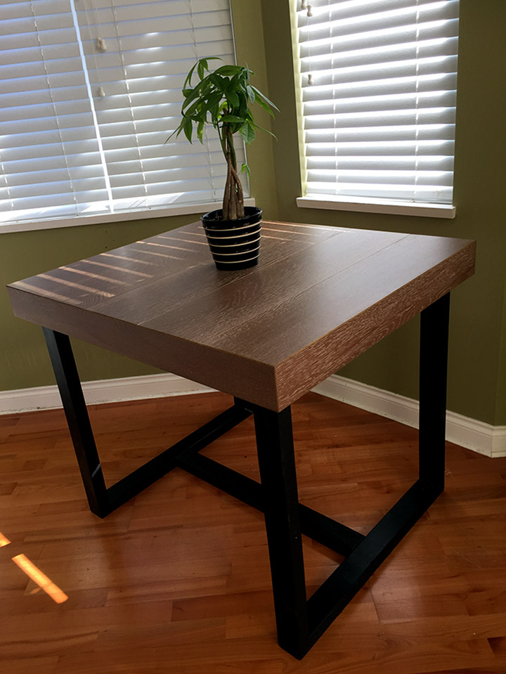 Reclaimed White Oak Dining Table